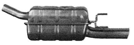 Silencieux arrière (Pot d'échappement) IMASAF S.P.A ref. 54.38.07