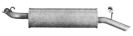 Silencieux arrière (Pot d'échappement) IMASAF S.P.A ref. 60.60.07