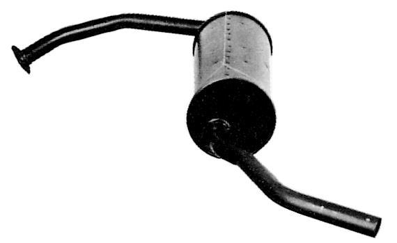 Silencieux arrière (Pot d'échappement) IMASAF S.P.A ref. 69.82.07