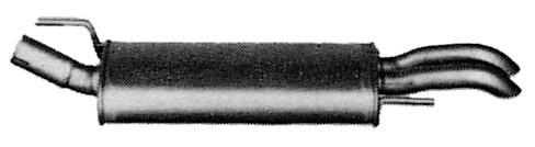 Silencieux arrière (Pot d'échappement) IMASAF S.P.A ref. 71.45.07