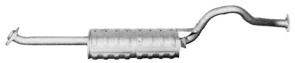 Silencieux arrière (Pot d'échappement) IMASAF S.P.A ref. MI.56.07