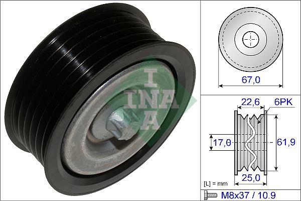 Polea inversión/guía, correa auxiliar servicios Schaeffler INA ref. 532 0526 10