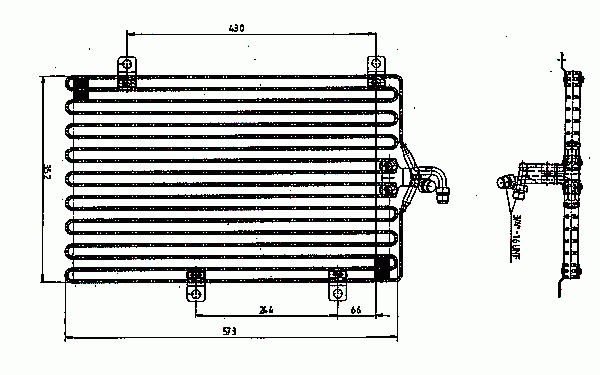 Condenseur, climatisation NRF B.V. 35052 Condenseur, climatisation NRF B.V. 35052