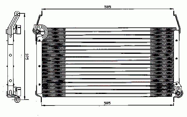Condenseur, climatisation NRF B.V. 35259 Condenseur, climatisation NRF B.V. 35259