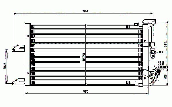 Condenseur, climatisation NRF B.V. 35335 Condenseur, climatisation NRF B.V. 35335