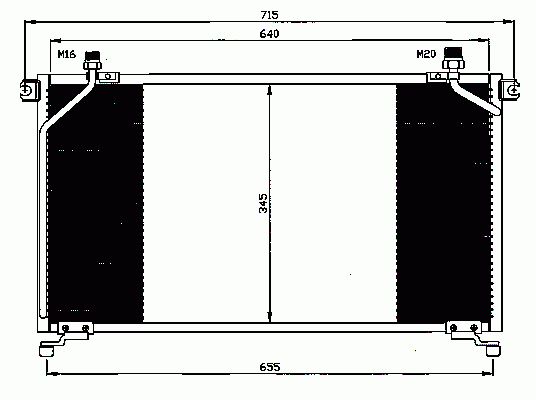 Condenseur, climatisation NRF B.V. 35373