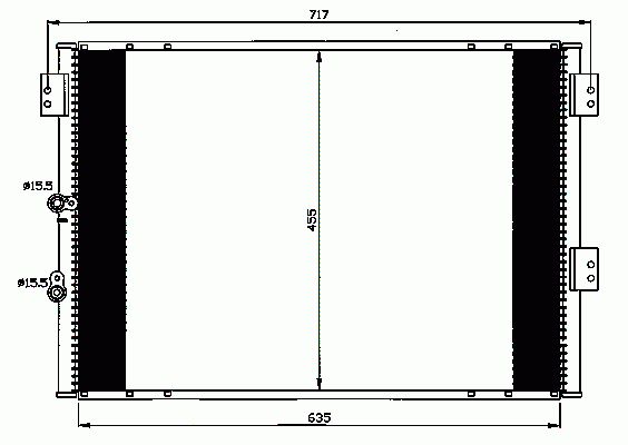 Condenseur, climatisation NRF B.V. 35461 Condenseur, climatisation NRF B.V. 35461