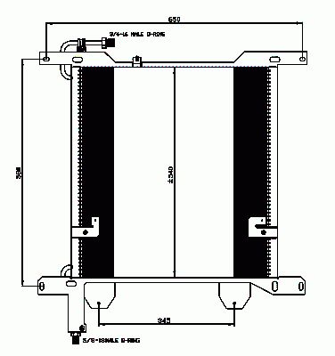 Condenseur, climatisation NRF B.V. 35837