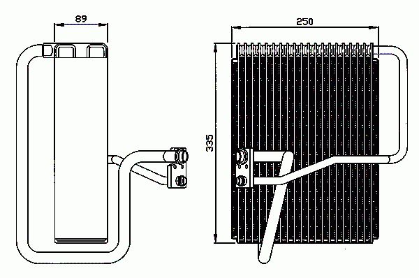 Evaporateur climatisation NRF B.V. 36072