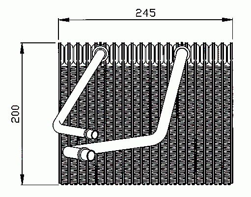 Evaporateur climatisation NRF B.V. 36091
