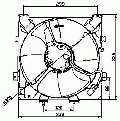 Butée hydraulique Coupé