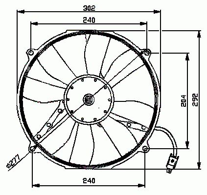 Butée hydraulique Coupé