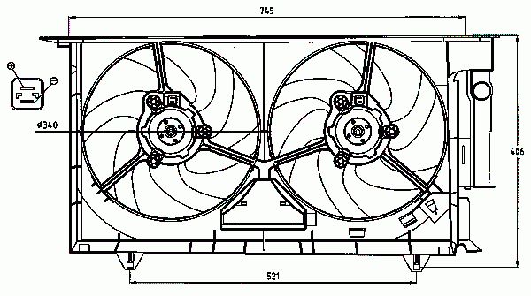 Butée hydraulique Coupé