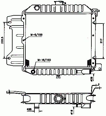 Radiateur moteur (Radiateur de refroidissement) NRF B.V. 504067