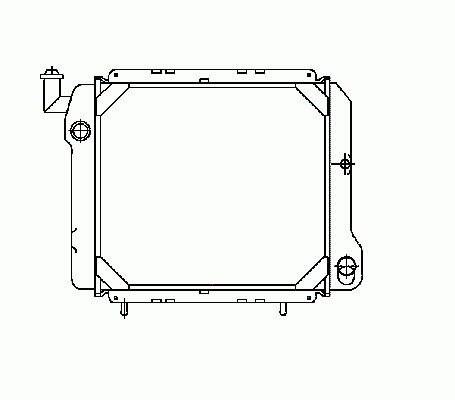Radiateur moteur (Radiateur de refroidissement) NRF B.V. 507334