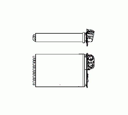 Radiateur de chauffage NRF B.V. 53553