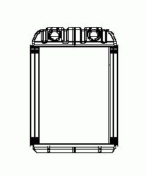 Radiateur de chauffage NRF B.V. 53671