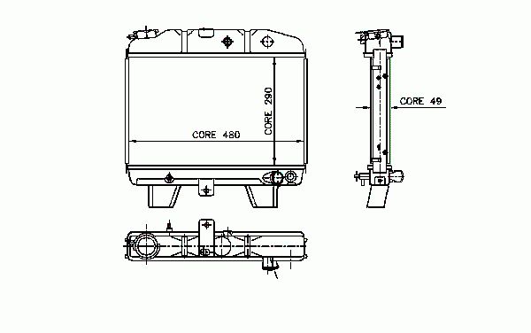 Butée hydraulique Coupé