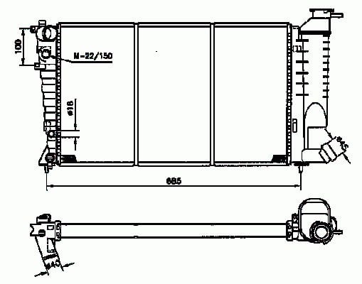 Butée hydraulique Coupé