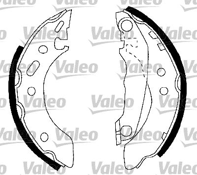 Kit frenos, disco de tambor VALEO ref. 553722