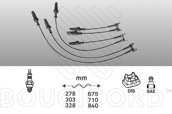 Juego de cables de encendido EFI AUTOMOTIVE ref. 1434