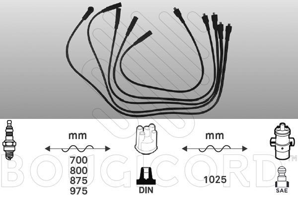 Jeu de câble d'allumage (Faisceau d'allumage) EFI AUTOMOTIVE ref. 2445