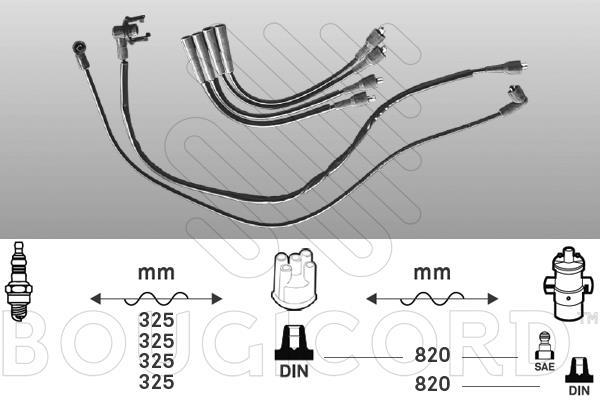 Juego de cables de encendido EFI AUTOMOTIVE ref. 2451