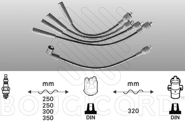 Jeu de câble d'allumage (Faisceau d'allumage) EFI AUTOMOTIVE ref. 3418