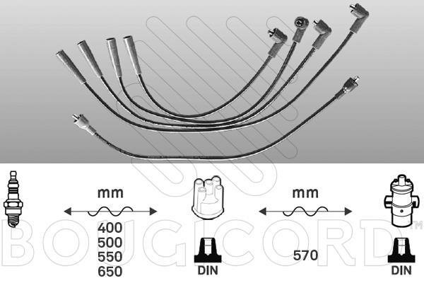 Juego de cables de encendido EFI AUTOMOTIVE ref. 4003