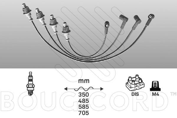 Jeu de câble d'allumage (Faisceau d'allumage) EFI AUTOMOTIVE ref. 4331