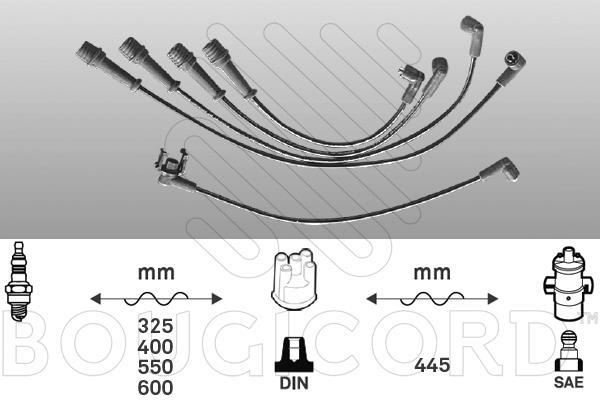 Jeu de câble d'allumage (Faisceau d'allumage) EFI AUTOMOTIVE ref. 4486