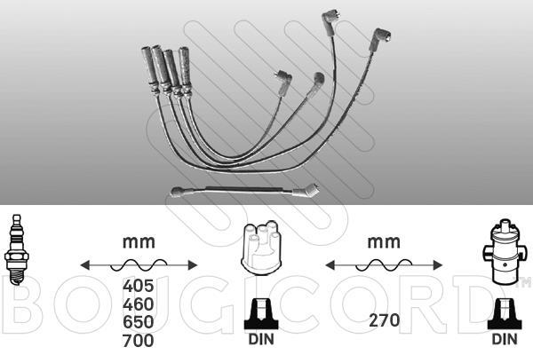Jeu de câble d'allumage (Faisceau d'allumage) EFI AUTOMOTIVE ref. 6521