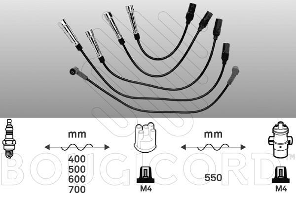 Jeu de câble d'allumage (Faisceau d'allumage) EFI AUTOMOTIVE ref. 7247