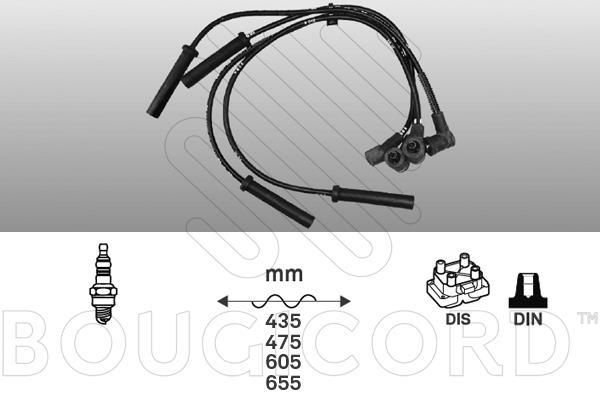 Jeu de câble d'allumage (Faisceau d'allumage) EFI AUTOMOTIVE ref. 8002