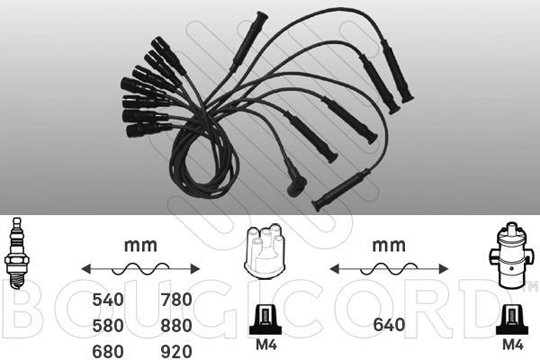 Jeu de câble d'allumage (Faisceau d'allumage) EFI AUTOMOTIVE ref. 9225