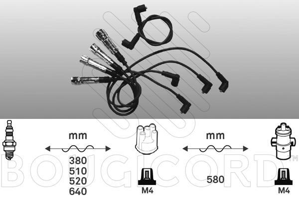 Jeu de câble d'allumage (Faisceau d'allumage) EFI AUTOMOTIVE ref. 9231