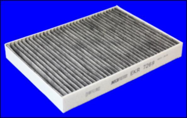 Filtre d'habitacle (Filtre à pollen) MECAFILTER ref. EKR7269