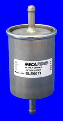 Filtre à carburant (Filtre à gasoil) MECAFILTER ref. ELE6011