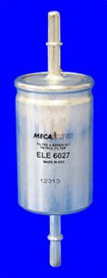 Filtre à carburant (Filtre à gasoil) MECAFILTER ref. ELE6027