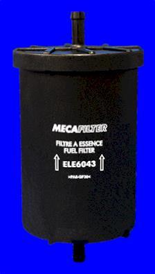 Filtre à carburant (Filtre à gasoil) MECAFILTER ref. ELE6043