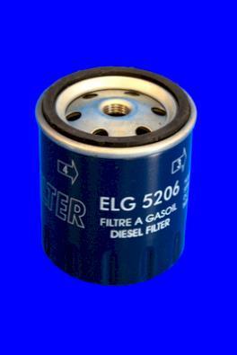Filtre à carburant (Filtre à gasoil) MECAFILTER ref. ELG5206