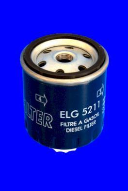 Filtre à carburant (Filtre à gasoil) MECAFILTER ref. ELG5211