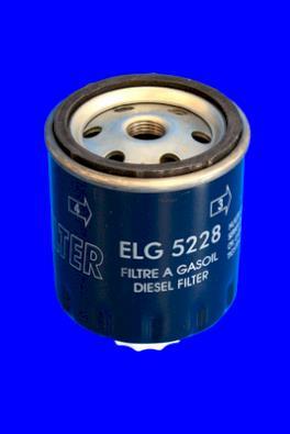Filtre à carburant (Filtre à gasoil) MECAFILTER ref. ELG5228