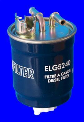 Filtre à carburant (Filtre à gasoil) MECAFILTER ref. ELG5240