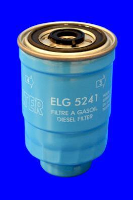 Filtre à carburant (Filtre à gasoil) MECAFILTER ref. ELG5241
