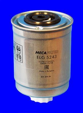 Filtre à carburant (Filtre à gasoil) MECAFILTER ref. ELG5243