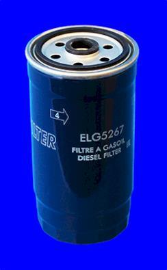 Filtre à carburant (Filtre à gasoil) MECAFILTER ref. ELG5267