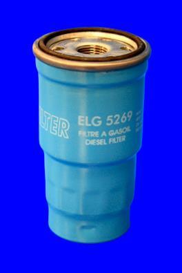 Filtre à carburant (Filtre à gasoil) MECAFILTER ref. ELG5269