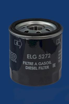 Filtre à carburant (Filtre à gasoil) MECAFILTER ref. ELG5272