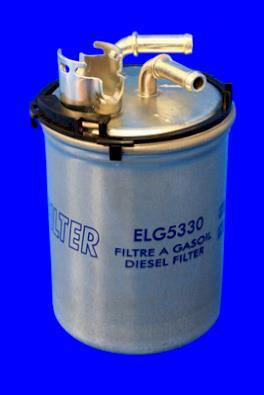Filtre à carburant (Filtre à gasoil) MECAFILTER ref. ELG5330